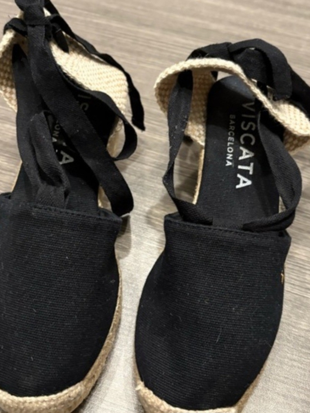 Viscata Canvas Espadrille Wedges